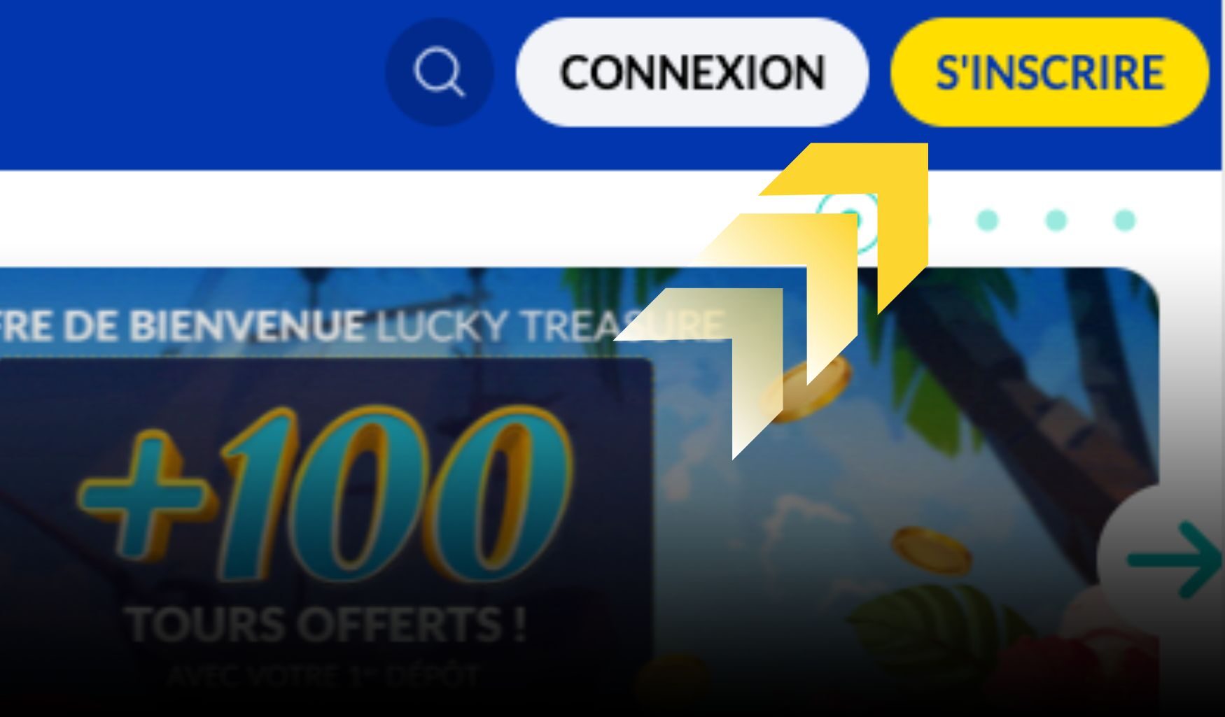Lucky Treasure Casino France Cliquez sur S'Inscrire