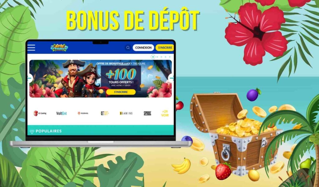 Lucky Treasure Casino France bonus de dépôt